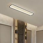 Lampa Sufitowa Nowoczesna Minimalistyczna z Prostokątnym Kloszem