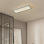 Lampa Sufitowa Nowoczesna Minimalistyczna z Prostokątnym Kloszem