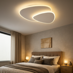 Lampa Sufitowa Nowoczesna z Asymetrycznym Kształtem i Funkcją Ściemniania