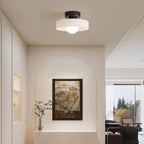 Lampa Sufitowa Nowoczesna z Okrągłym Kloszem i Żarówką Kulistą ##POS:11##