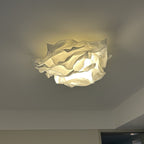 Lampa Sufitowa Nowoczesna z Papierowym Kloszem w Kształcie Kwiatu