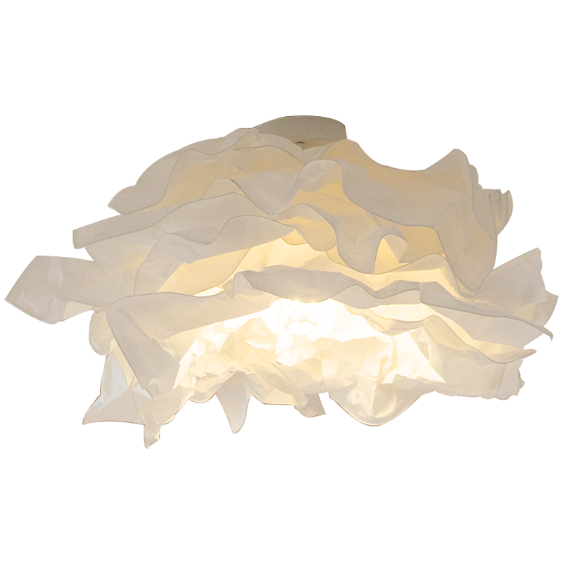Lampa Sufitowa Nowoczesna z Papierowym Kloszem w Kształcie Kwiatu