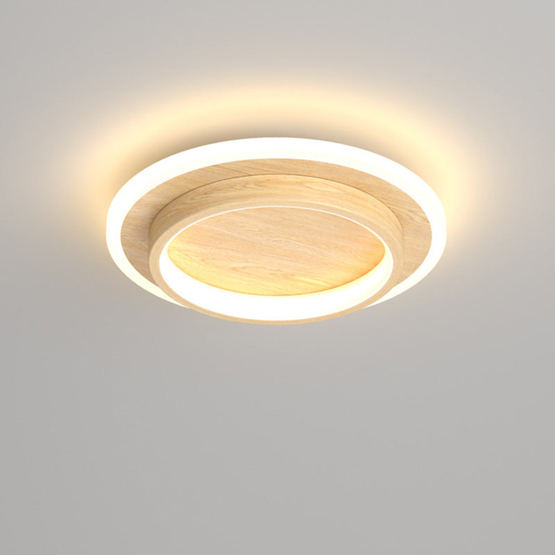 Lampa Sufitowa Okrągła Minimalistyczna z Podwójnym Pierścieniem