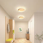 Lampa Sufitowa Okrągła Minimalistyczna z Podwójnym Pierścieniem