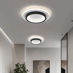 Lampa Sufitowa Okrągła Minimalistyczna z Podwójnym Pierścieniem