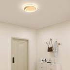 Lampa Sufitowa Okrągła Minimalistyczna z Podwójnym Pierścieniem