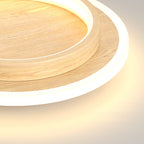 Lampa Sufitowa Okrągła Minimalistyczna z Podwójnym Pierścieniem