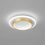 Lampa Sufitowa Okrągła Minimalistyczna z Podwójnym Pierścieniem