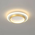 Lampa Sufitowa Okrągła Minimalistyczna z Podwójnym Pierścieniem