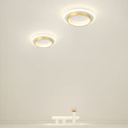 Lampa Sufitowa Okrągła Minimalistyczna z Podwójnym Pierścieniem