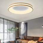 Lampa Sufitowa Okrągła Nowoczesna z Wbudowanym Oświetleniem LED