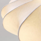 Lampa Sufitowa Retro z Jedwabnym Kloszem w Kształcie Kwiatu