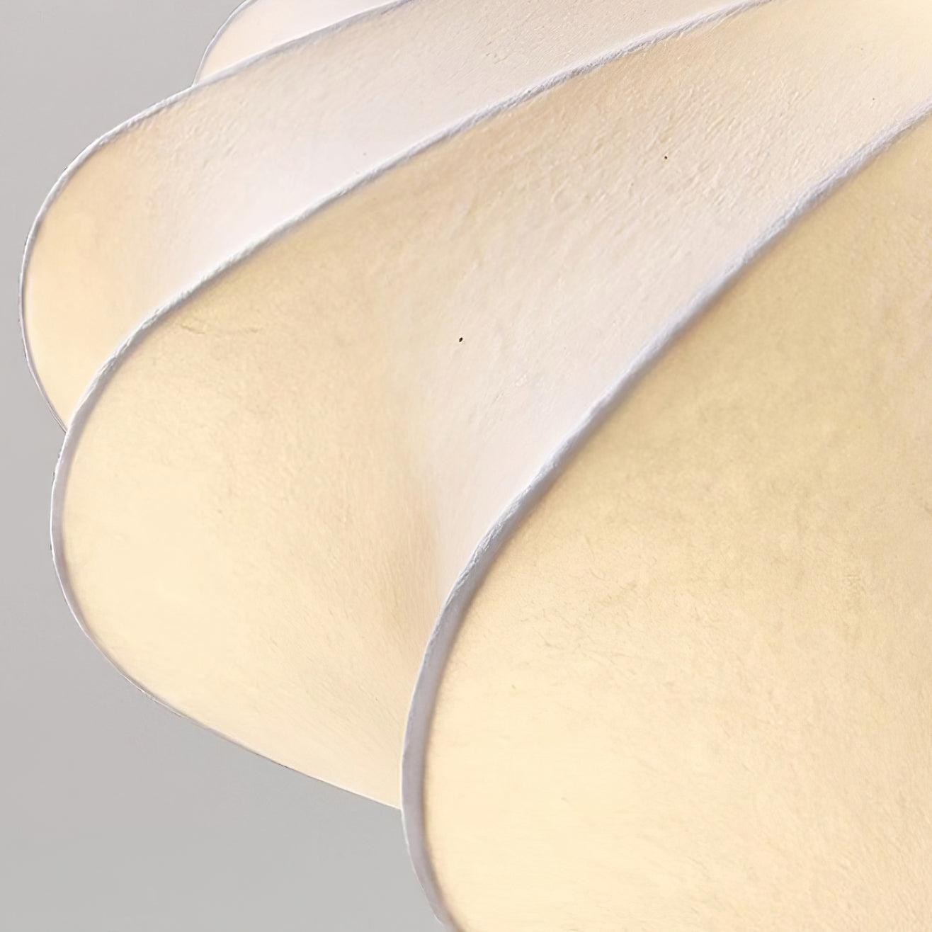 Lampa Sufitowa Retro z Jedwabnym Kloszem w Kształcie Kwiatu