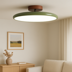 Lampa Sufitowa Retro z Okrągłym Kloszem i Regulowanym Nachyleniem