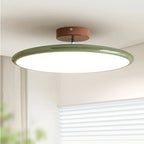 Lampa Sufitowa Retro z Okrągłym Kloszem i Regulowanym Nachyleniem