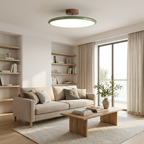 Lampa Sufitowa Retro z Okrągłym Kloszem i Regulowanym Nachyleniem