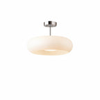 Lampa Sufitowa Retro z Owalnym Kloszem Szklanym