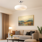 Lampa Sufitowa Retro z Owalnym Kloszem Szklanym