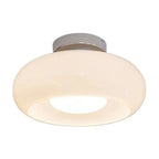 Lampa Sufitowa Retro z Owalnym Kloszem Szklanym