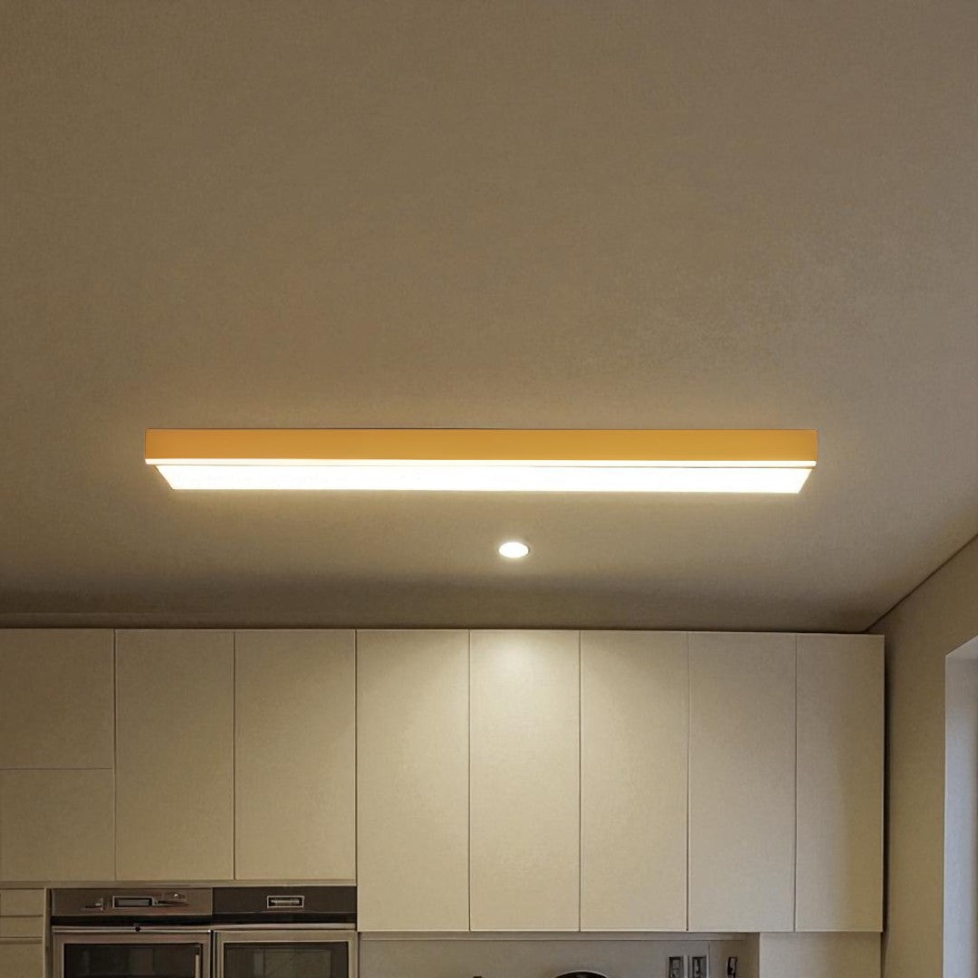 Lampa Sufitowa Skandynawska Minimalistyczna Podłużna