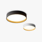 Lampa Sufitowa Skandynawska Okrągła z Drewnianym Wykończeniem i Kloszem Akrylowym ##POS:2##