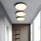 Lampa Sufitowa Skandynawska Okrągła z Regulacją Barwy Światła