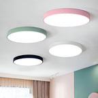 Lampa Sufitowa Skandynawska Okrągła z Regulacją Barwy Światła