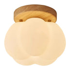 Lampa Sufitowa Skandynawska z Kloszem w Kształcie Kwiatu na Korytarz