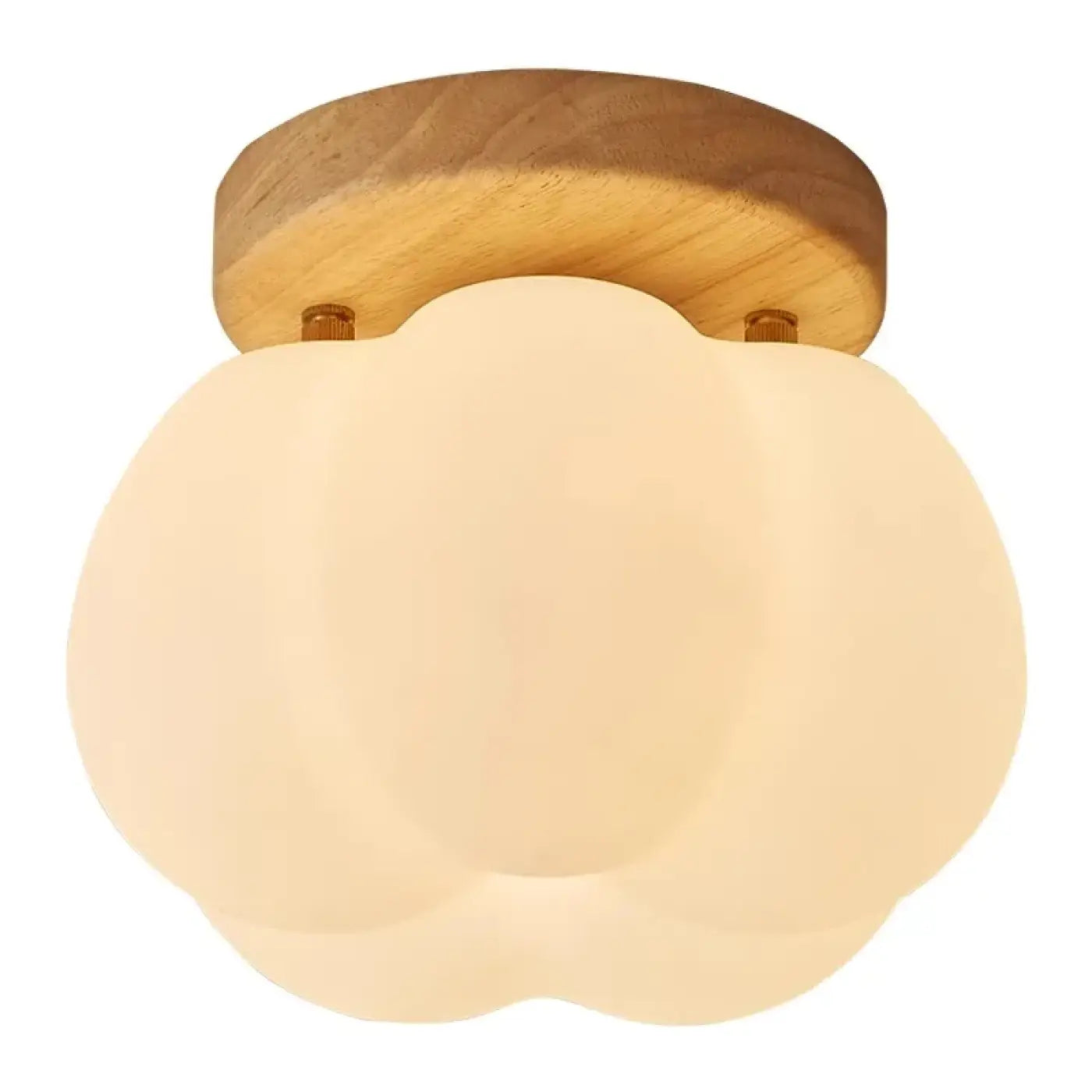 Lampa Sufitowa Skandynawska z Kloszem w Kształcie Kwiatu na Korytarz