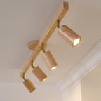 Lampa Sufitowa Skandynawska z Obrotowymi Spotami na Listwie