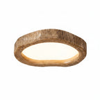 Lampa Sufitowa Skandynawska z Ramką w Stylu Drewna