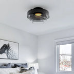 Lampa Sufitowa Skandynawska ze Szklanym Kloszem