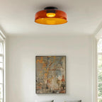 Lampa Sufitowa Skandynawska ze Szklanym Kloszem