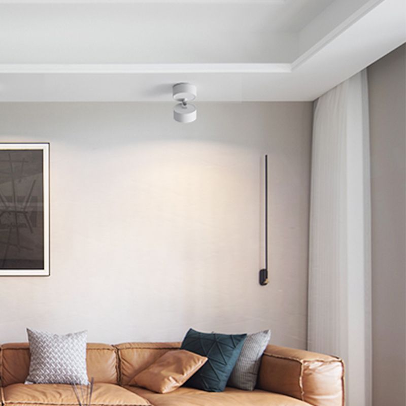 Lampa Sufitowa Spot Minimalistyczna z Obrotową Głowicą