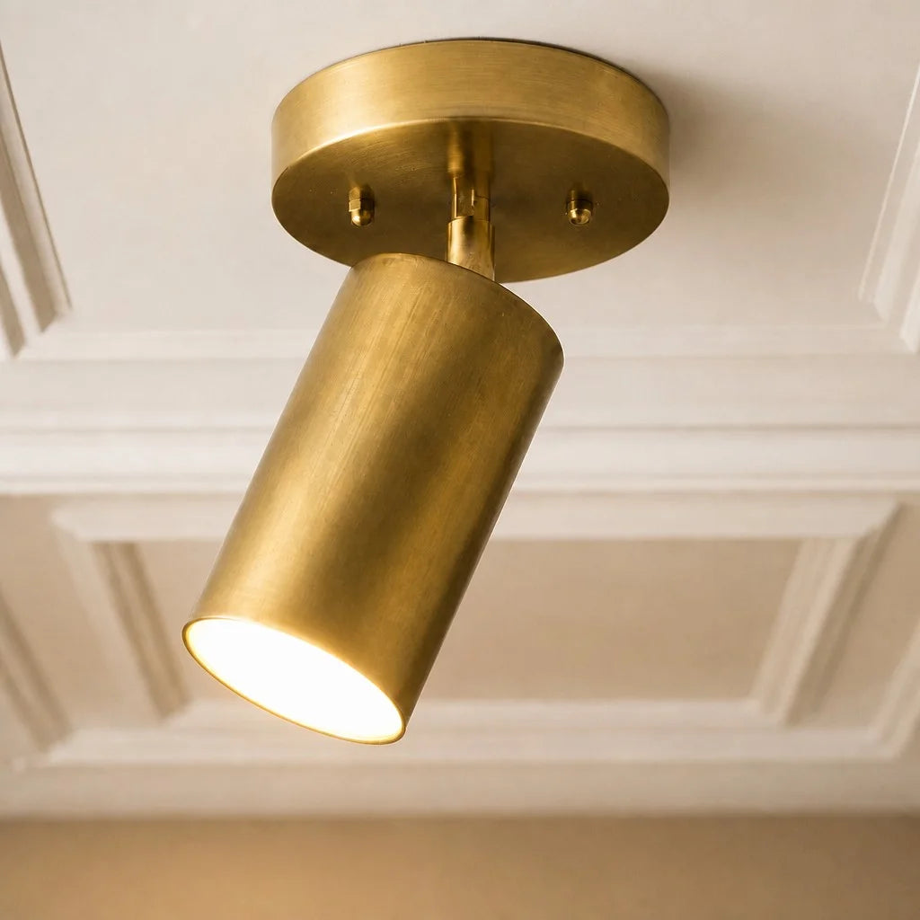 Lampa Sufitowa Spot Nowoczesna z Obrotowym Kloszem Cylindrycznym