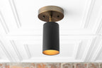 Lampa Sufitowa Spot Nowoczesna z Obrotowym Kloszem Cylindrycznym