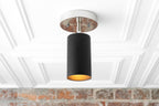 Lampa Sufitowa Spot Nowoczesna z Obrotowym Kloszem Cylindrycznym