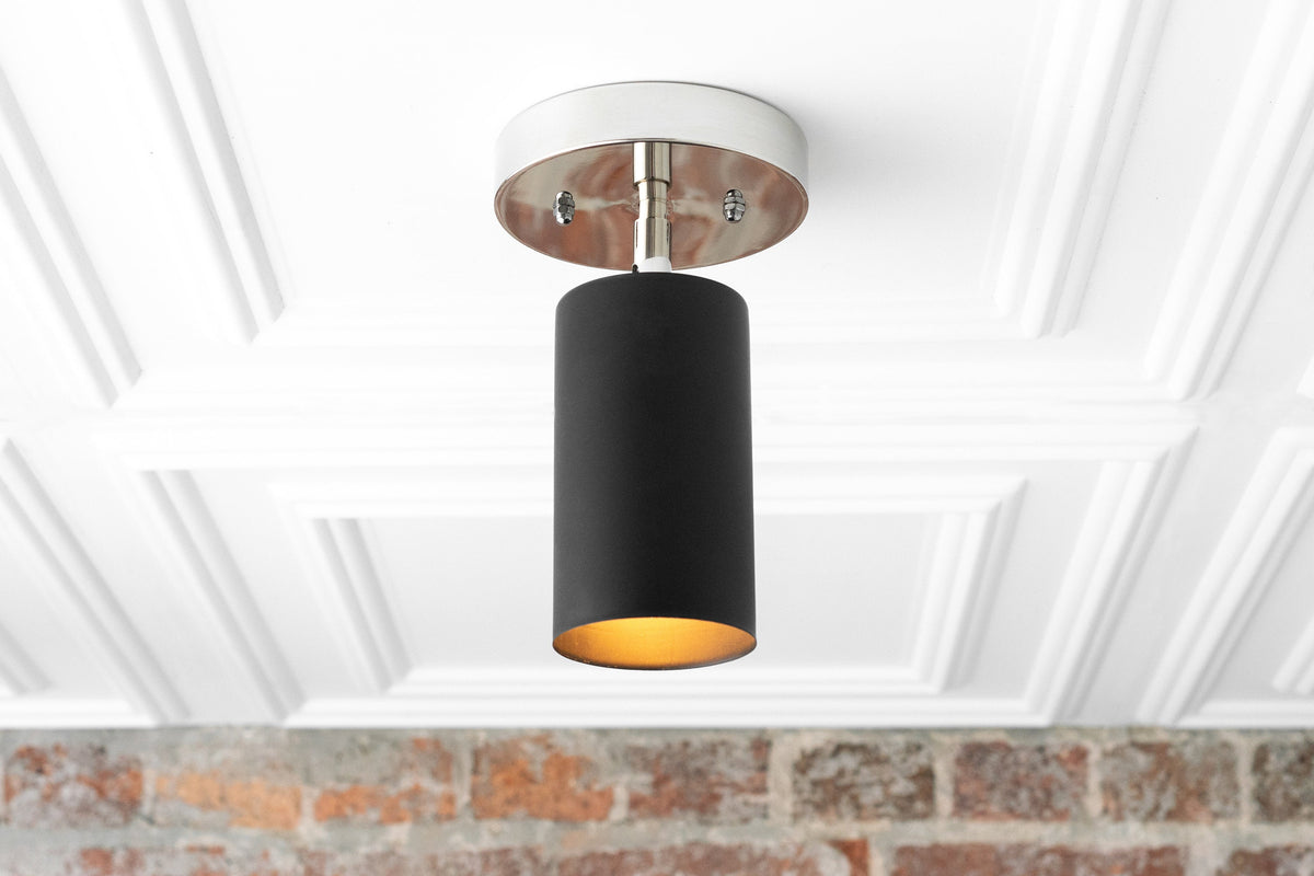 Lampa Sufitowa Spot Nowoczesna z Obrotowym Kloszem Cylindrycznym