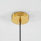 Lampa Wisząca Art Deco ze Szklanym Kloszem Kulowym i Regulowaną Wysokością