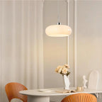 Lampa Wisząca Bauhaus ze Szklanym Kloszem Retro