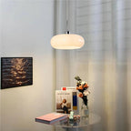 Lampa Wisząca Bauhaus ze Szklanym Kloszem Retro