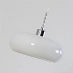 Lampa Wisząca Bauhaus ze Szklanym Kloszem Retro