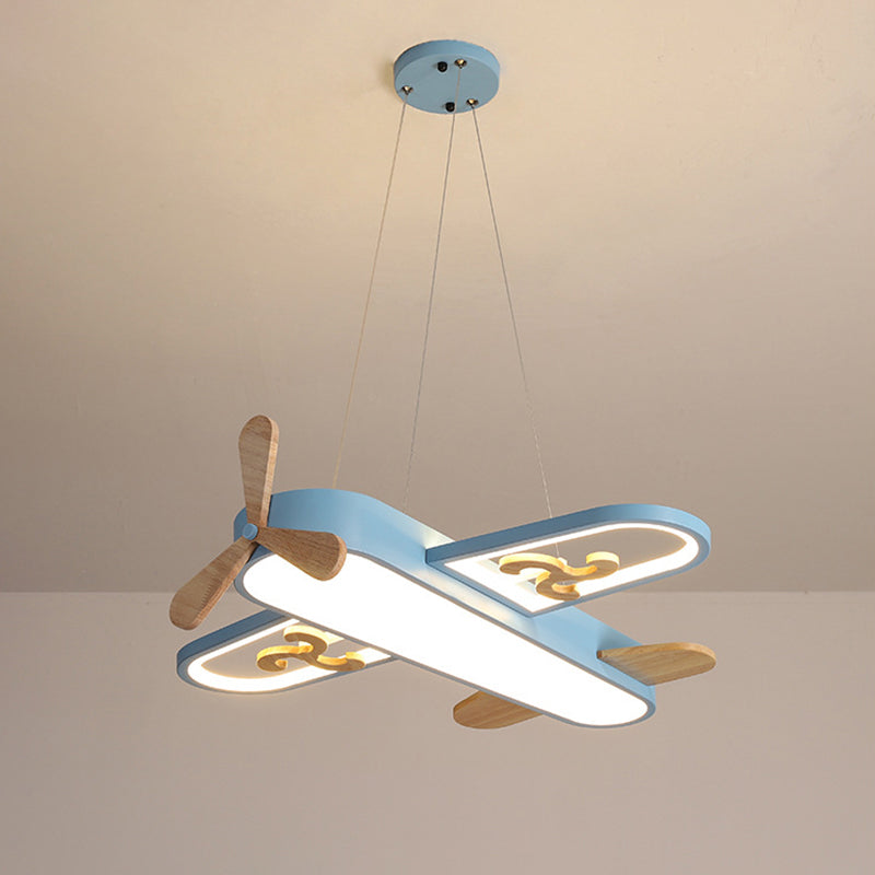 Lampa Wisząca do Pokoju Dziecięcego w Kształcie Samolotu z Pilotem