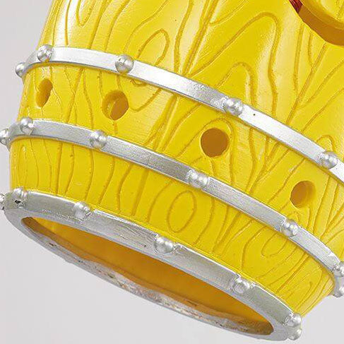 Lampa Wisząca Industrialna w Kształcie Beczki z Liną Konopną