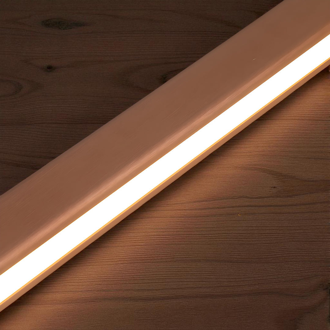 Lampa Wisząca Industrialna z Liniowym Kloszem i Zintegrowanym LED
