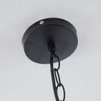 Lampa Wisząca Industrialna z Metalowym Kloszem w Kształcie Kopuły