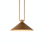Lampa Wisząca Industrialna z Metalowym Kloszem w Kształcie Stożka