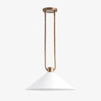 Lampa Wisząca Industrialna z Metalowym Kloszem w Kształcie Stożka
