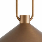Lampa Wisząca Industrialna z Metalowym Kloszem w Kształcie Stożka