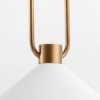 Lampa Wisząca Industrialna z Metalowym Kloszem w Kształcie Stożka ##POS:18##
